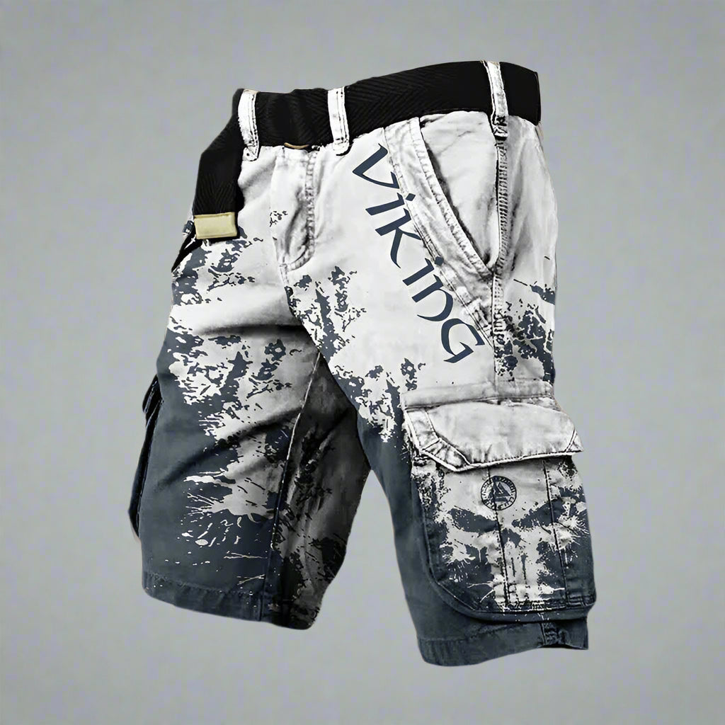 Cargo Shorts with Flap Pockets