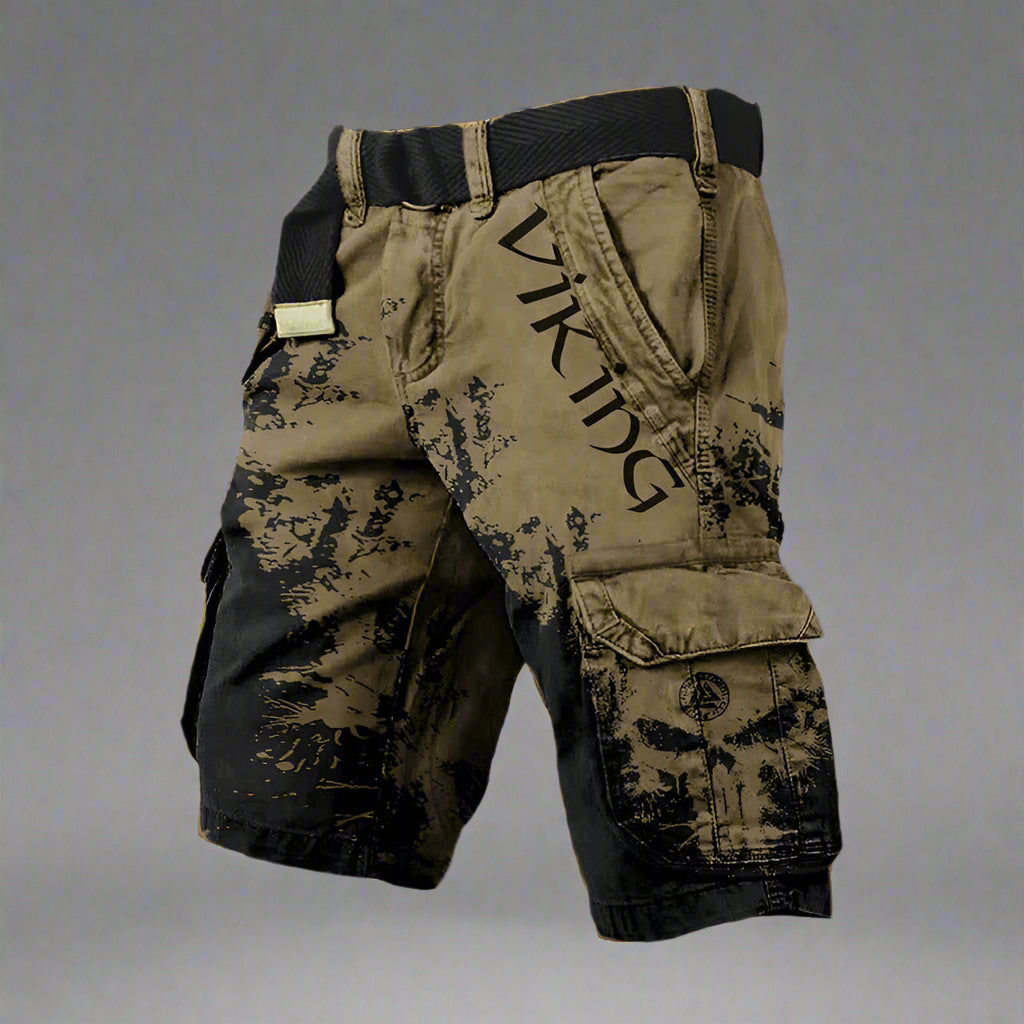Cargo Shorts with Flap Pockets