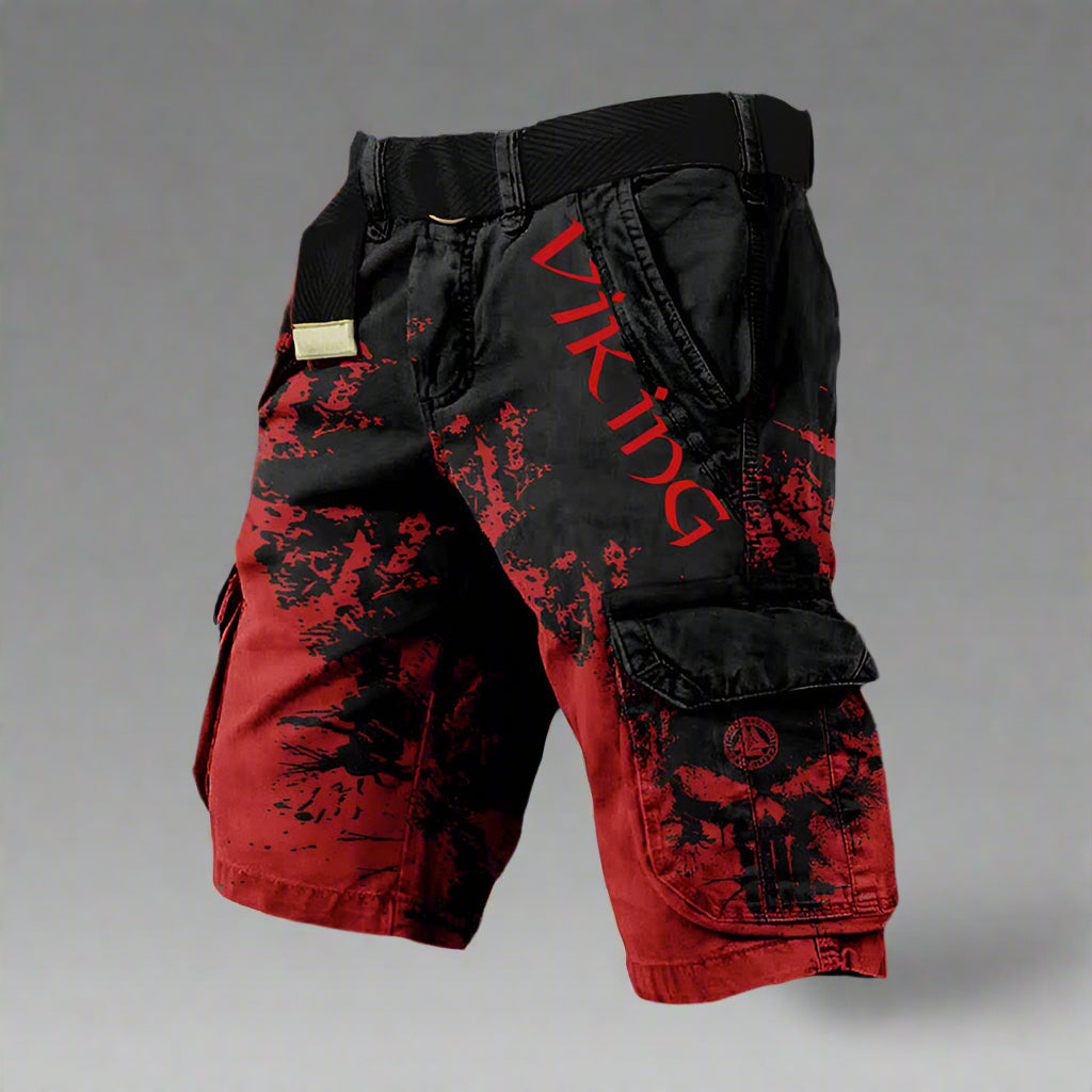 Cargo Shorts with Flap Pockets