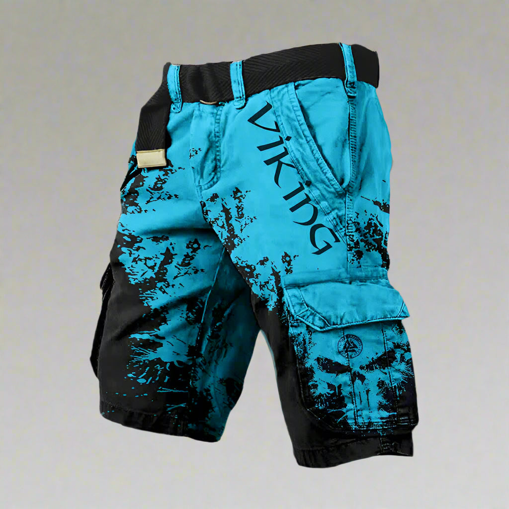 Cargo Shorts with Flap Pockets