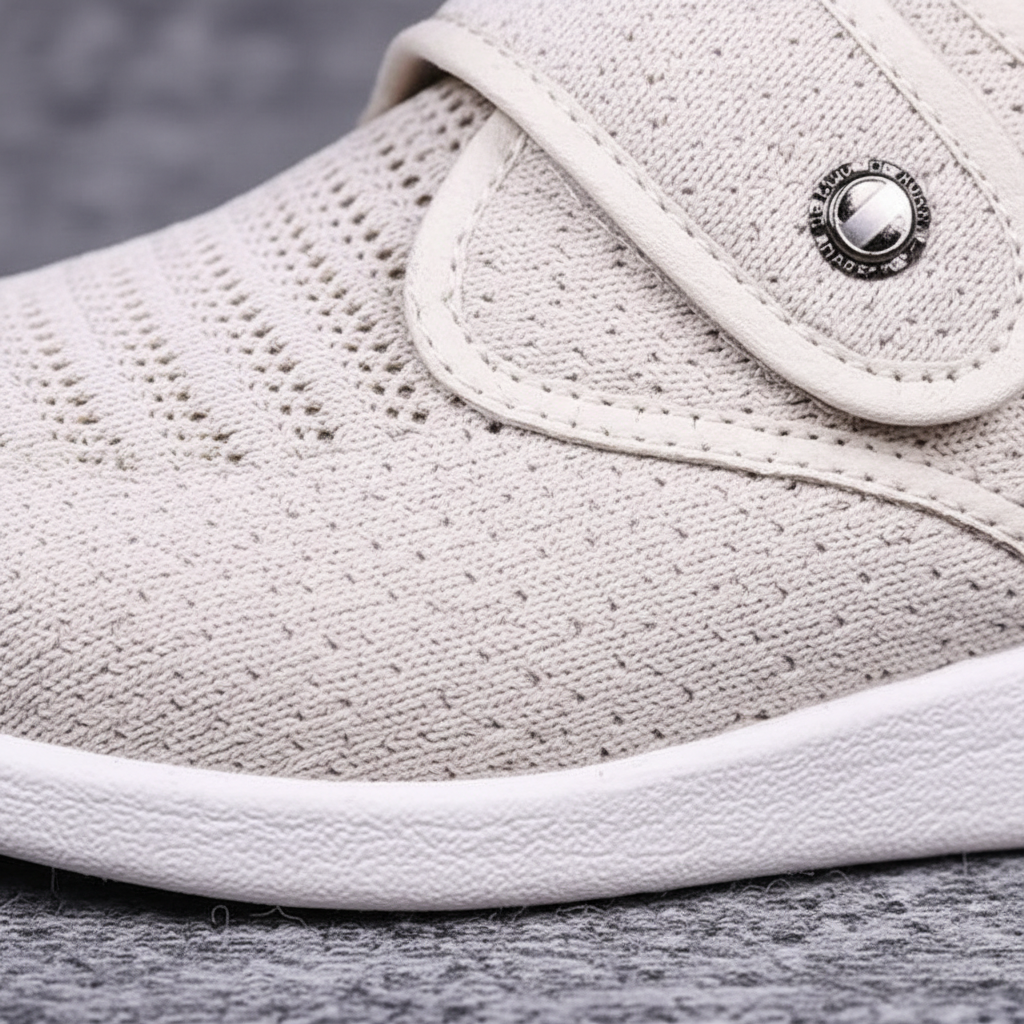 Mesh Walking Shoes with Hook-and-Loop Strap