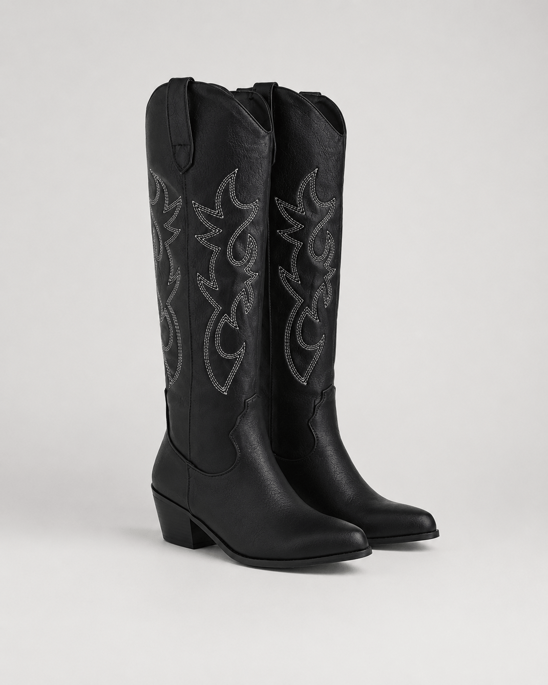 Bottes de cowboy brodées pour femme | Bottes western montant jusqu'au genou