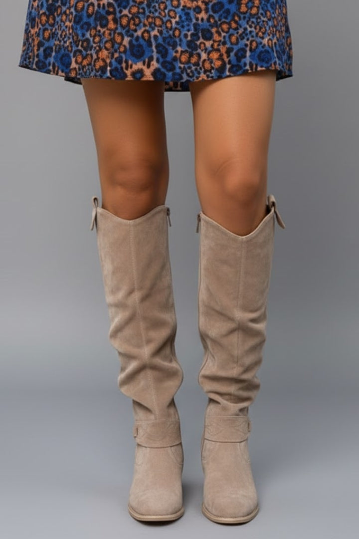 Women's Slouch Knee High Flat Boots