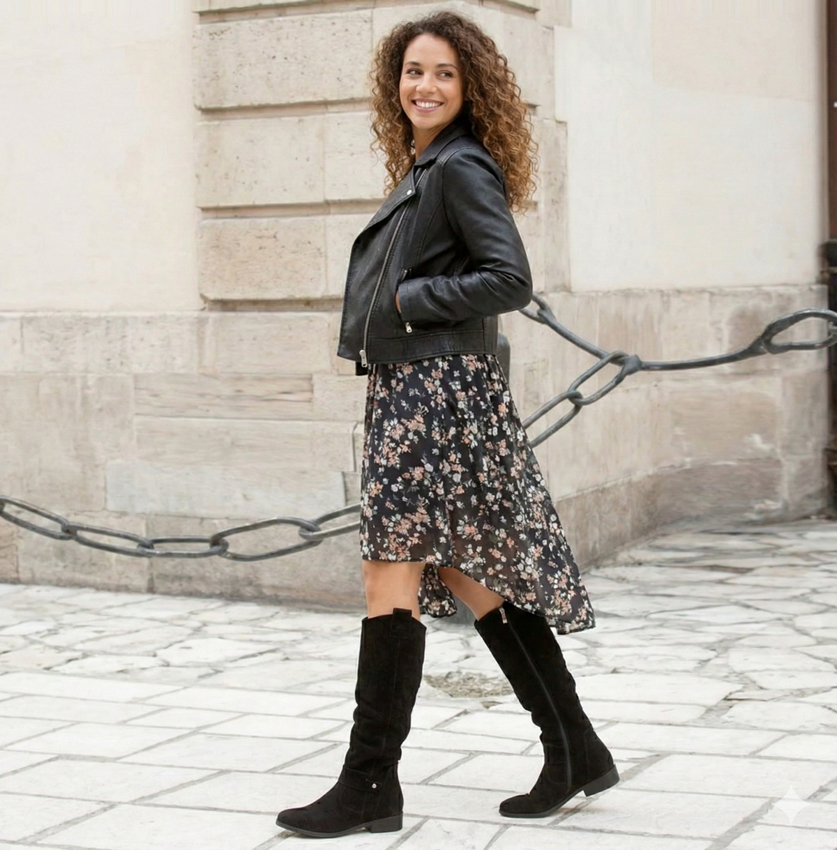 Women's Knee High Slouch Boots | Pull-On Block Heel
