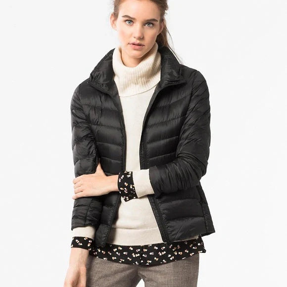 Women's Lightweight Puffer Jacket | Slim Fit Quilted Coat