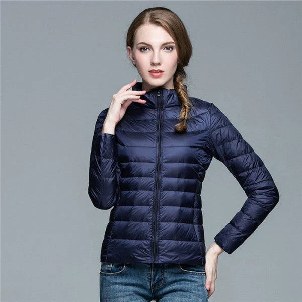 Women's Lightweight Puffer Jacket | Slim Fit Quilted Coat