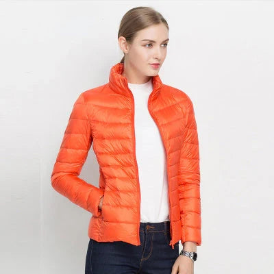 Women's Lightweight Puffer Jacket | Slim Fit Quilted Coat