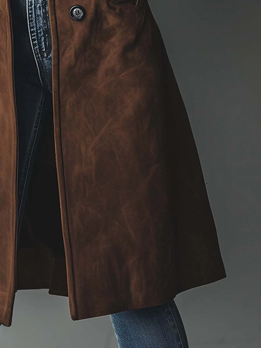 Women’s Longline Single-Breasted Tailored Coat