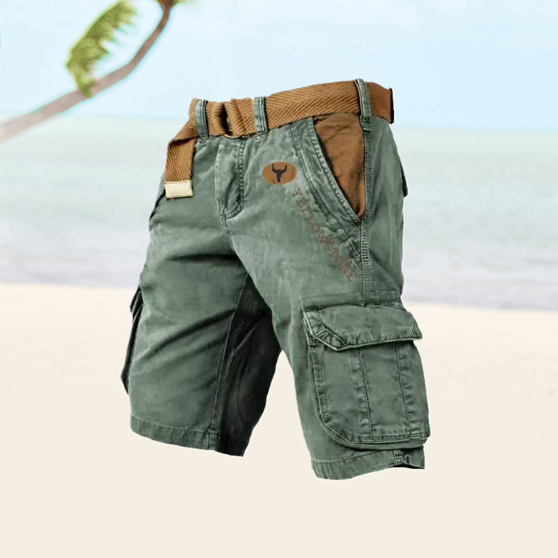 Men's Cotton Blend Cargo Shorts