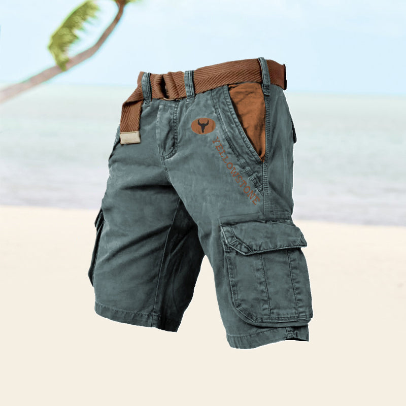 Men's Cotton Blend Cargo Shorts