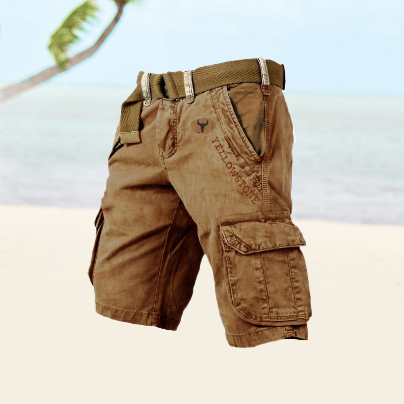 Men's Cotton Blend Cargo Shorts