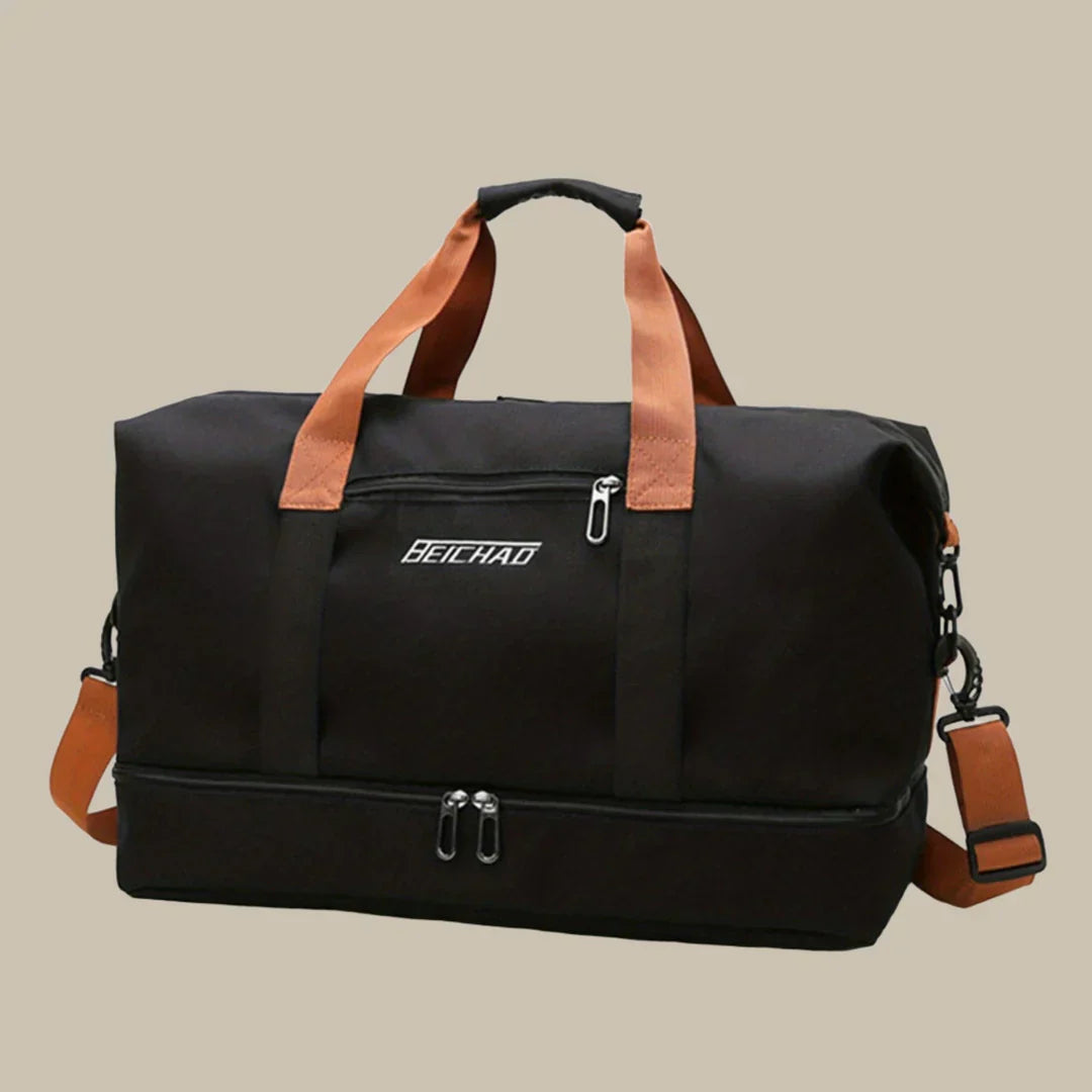 Travel Duffel Bag with Shoe Compartment