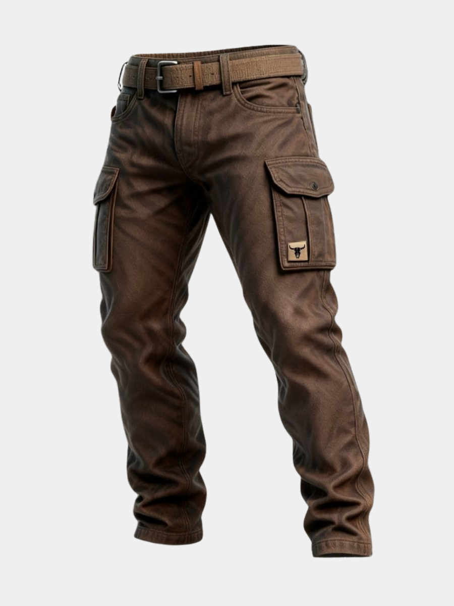 Men's Heavy Duty Cargo Work Trousers