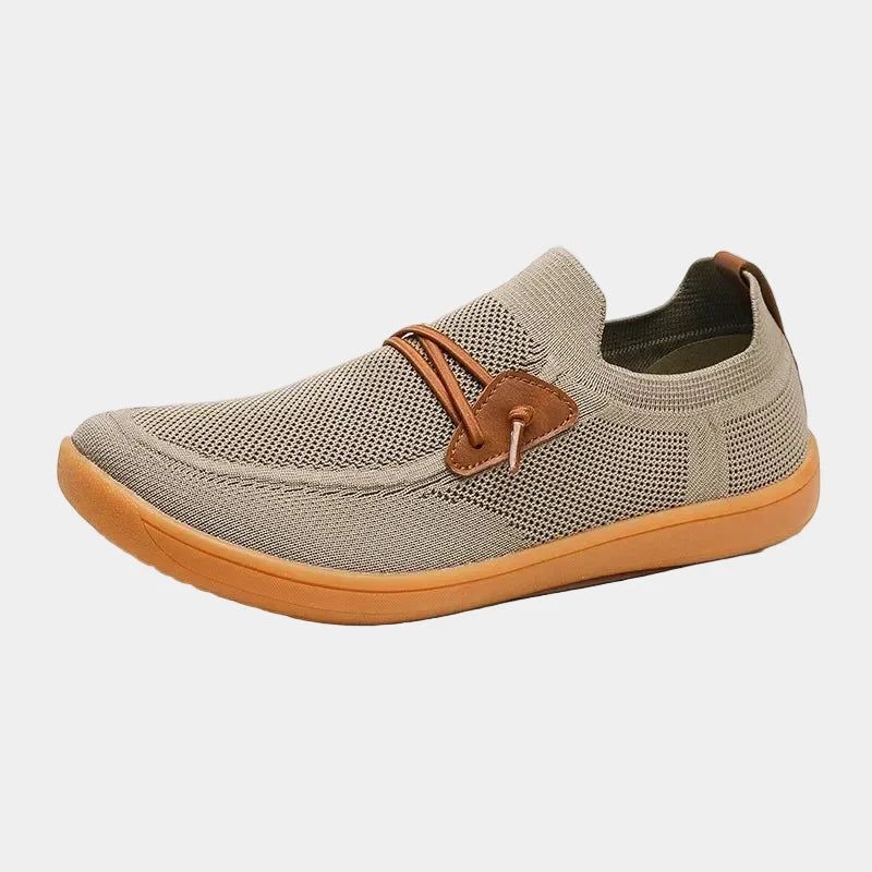 Men's Slip-On Mesh Trainers with Chunky Sole