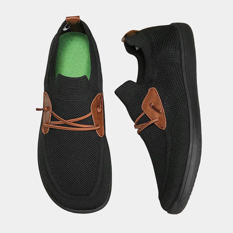 Men's Slip-On Mesh Trainers with Chunky Sole