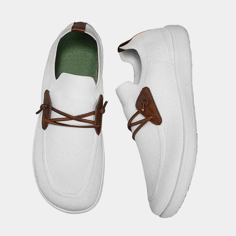 Men's Slip-On Mesh Trainers with Chunky Sole