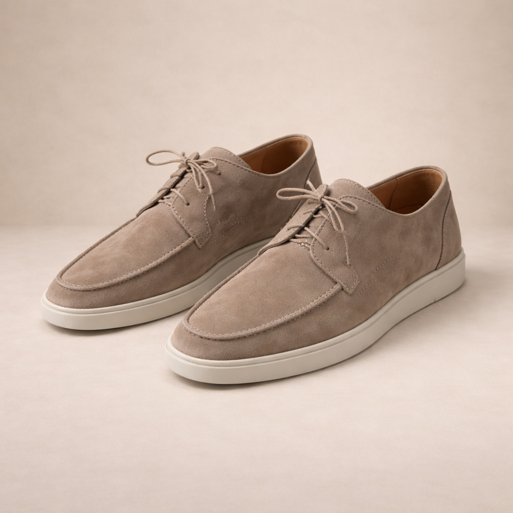 Men's Suede Lace-Up Smart Casual Shoes