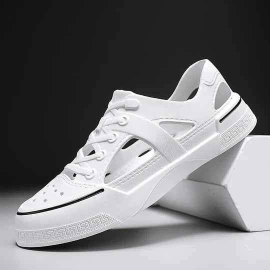 Men's Sandal Trainers with Cut-Out Sides