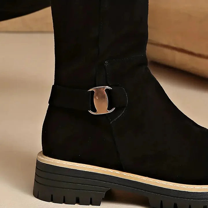 Women’s Knee High Buckle Boots