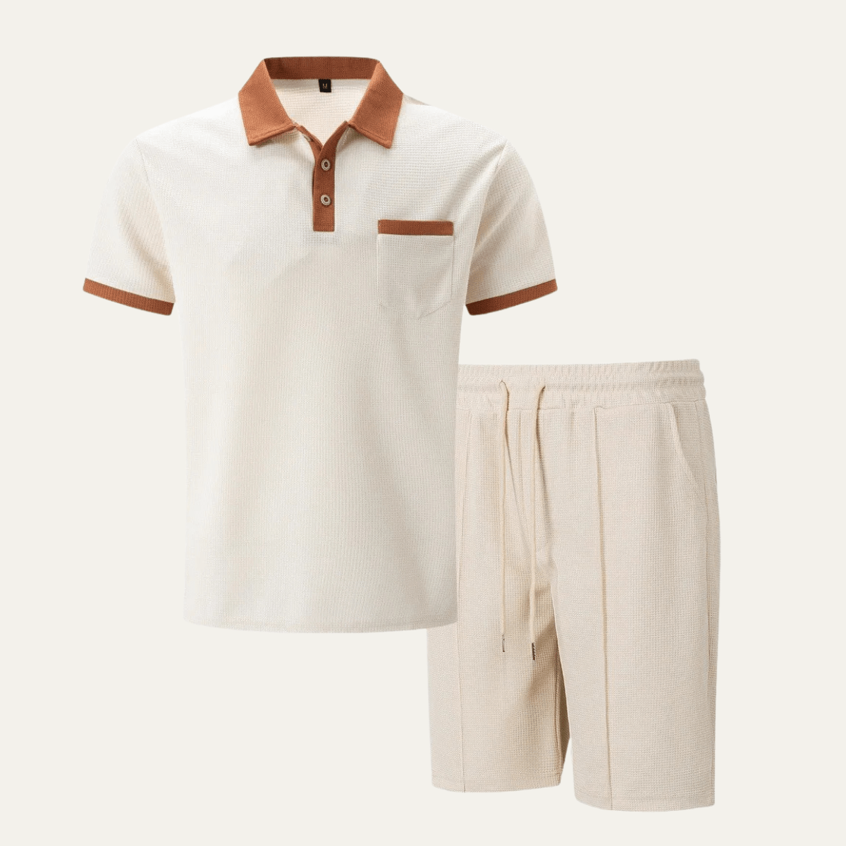 Ensemble deux pièces polo et short pour homme