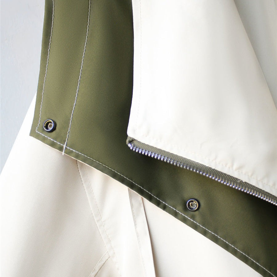 Trench-coat à capuche pour femme | Taille ajustable avec ceinture
