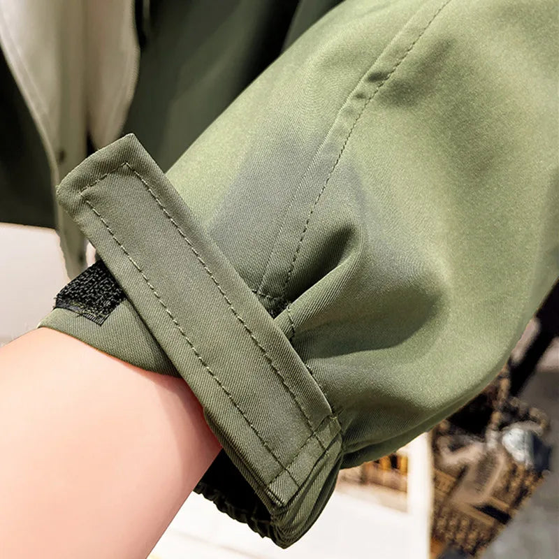 Trench-coat à capuche pour femme | Taille ajustable avec ceinture