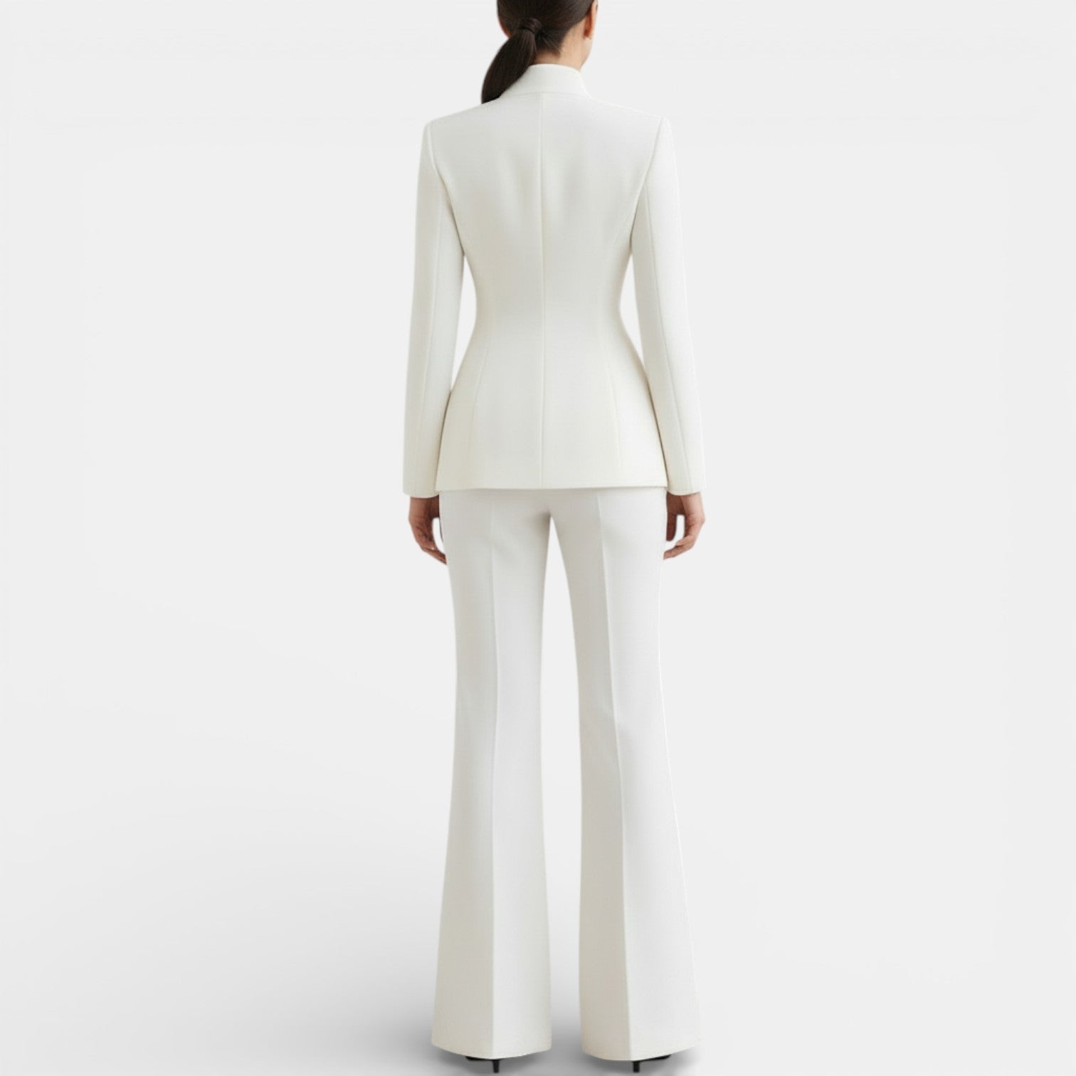 Women's Tailored Blazer & Wide Leg Trouser Suit