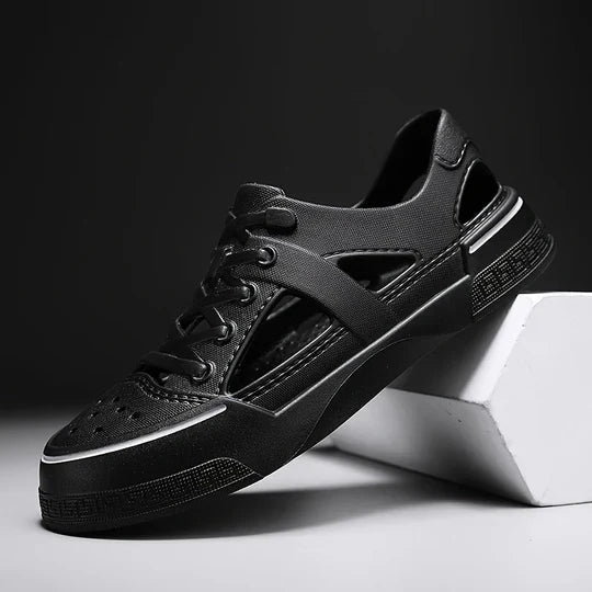 Men's Sandal Trainers with Cut-Out Sides