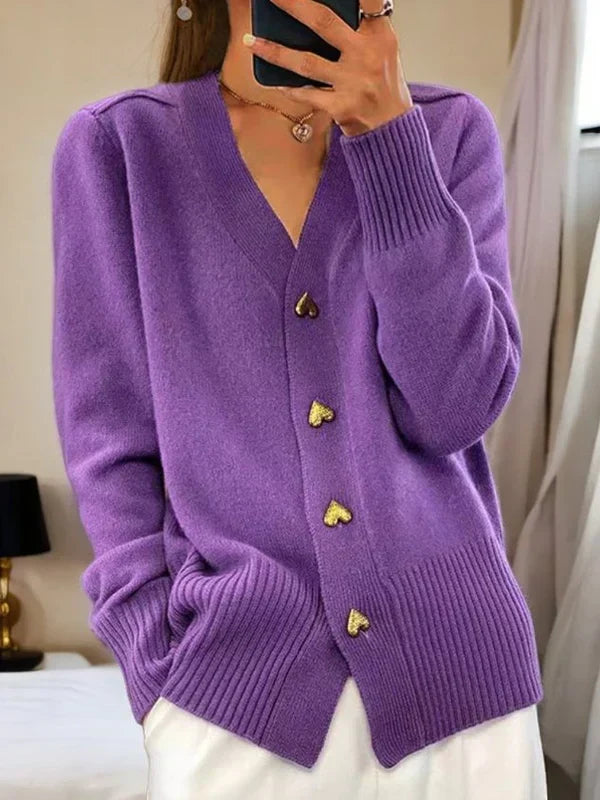 Women's Soft Knit Cardigan | Romantic Autumn Layering