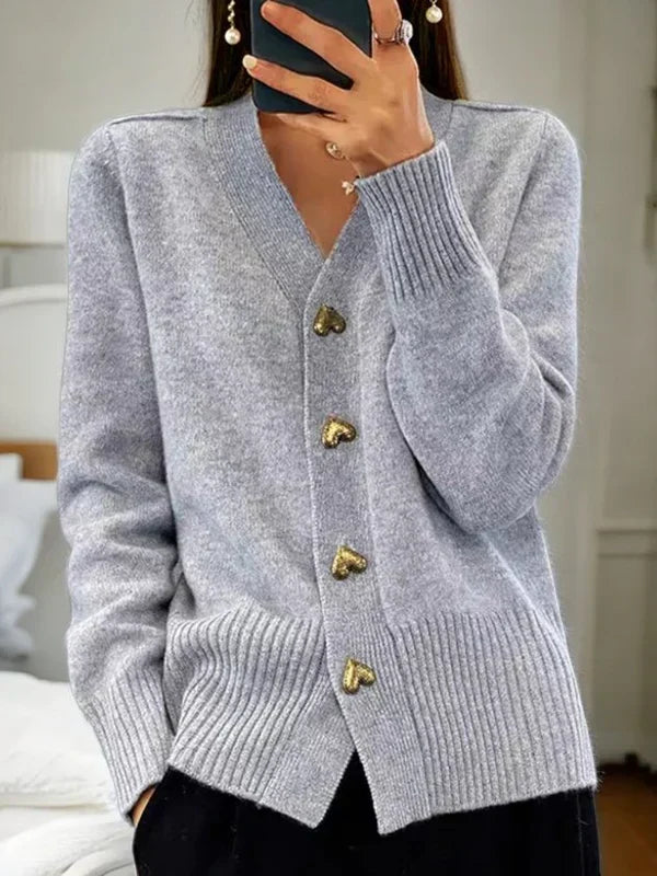 Women's Soft Knit Cardigan | Romantic Autumn Layering