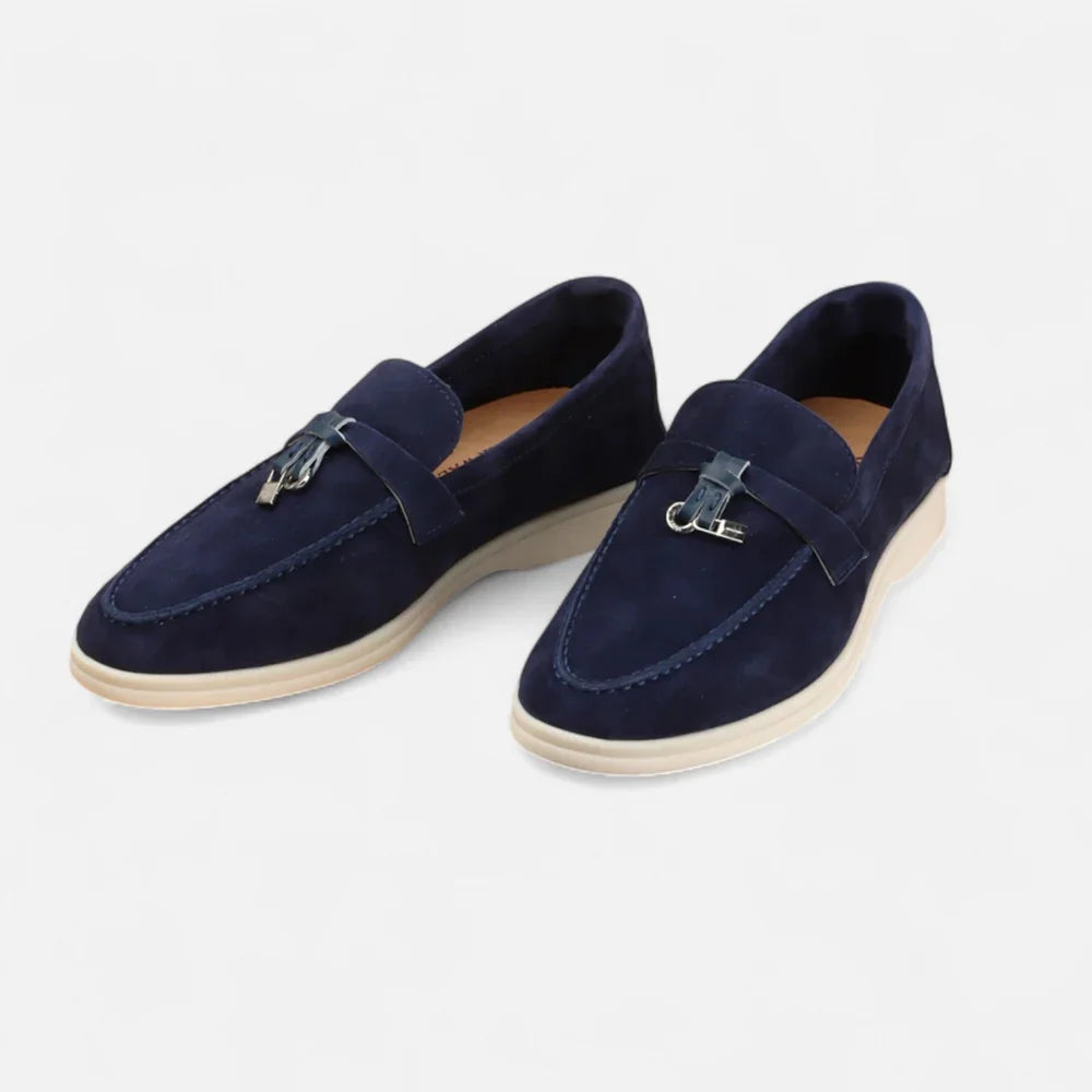 Mocassins homme en daim | Chaussures confortables à enfiler