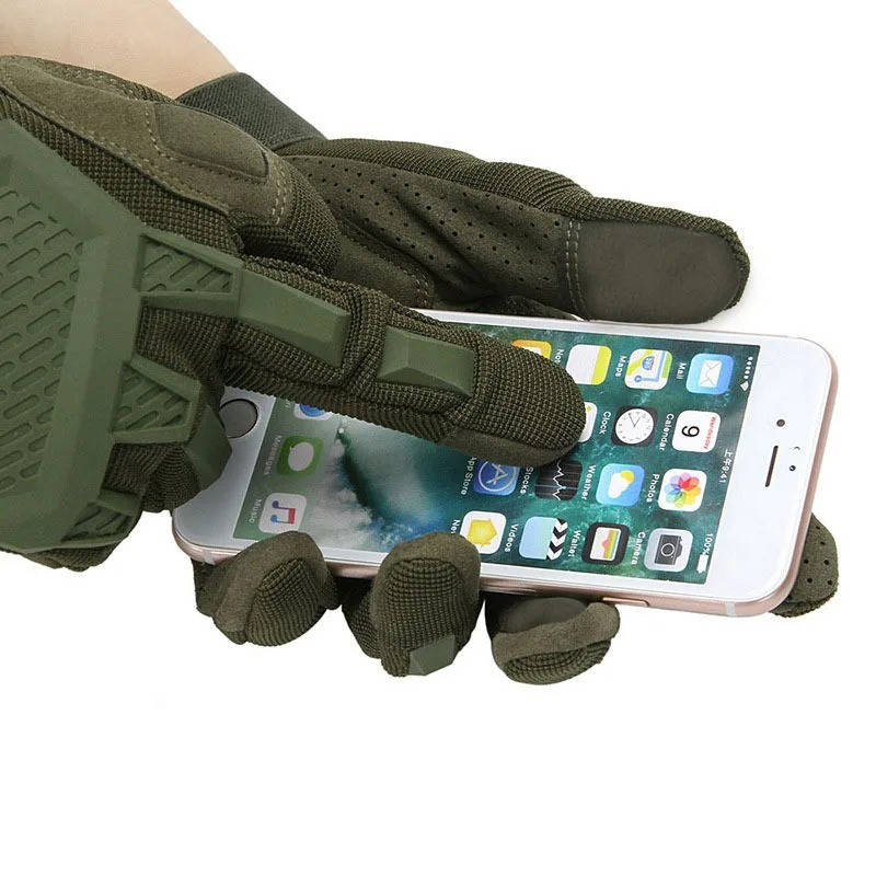 Men's Touchscreen Tactical Gloves | Full Finger Cycling Gloves