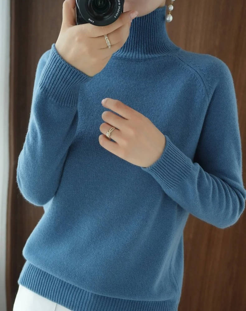 Women's Cashmere Turtleneck Jumper