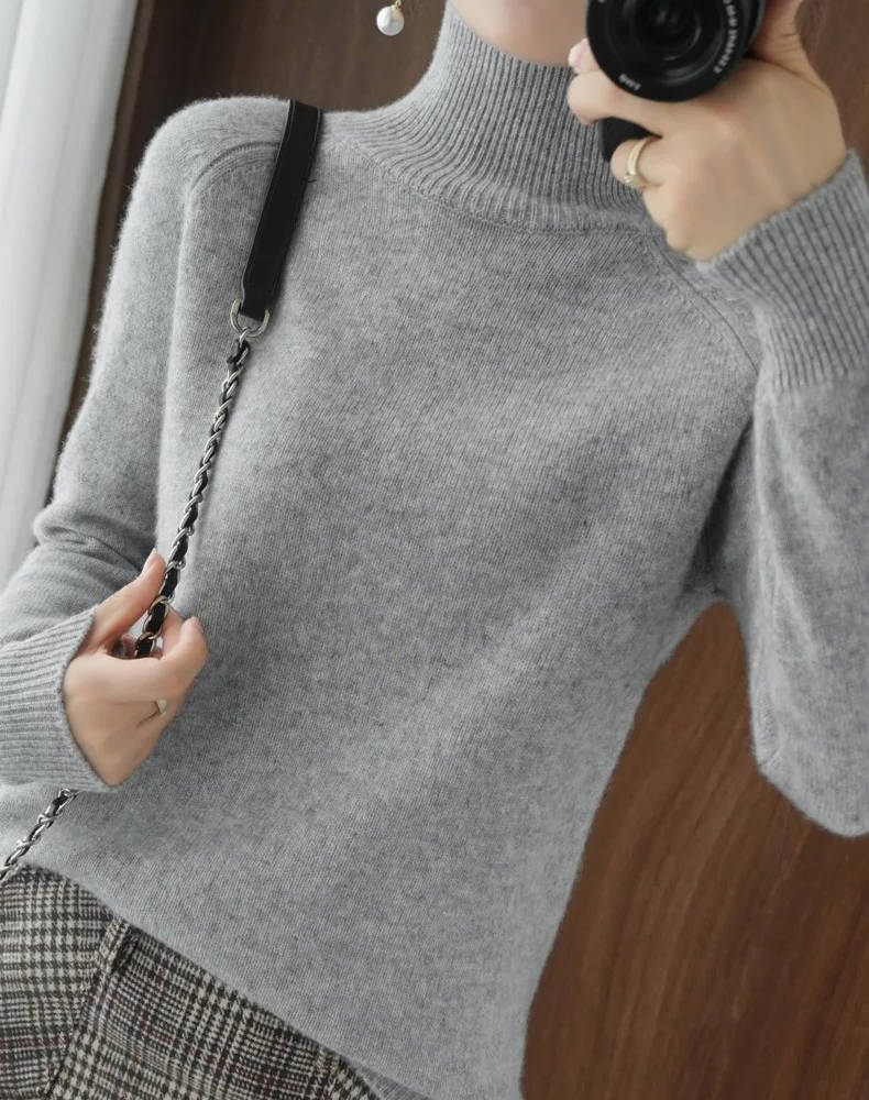 Women's Cashmere Turtleneck Jumper