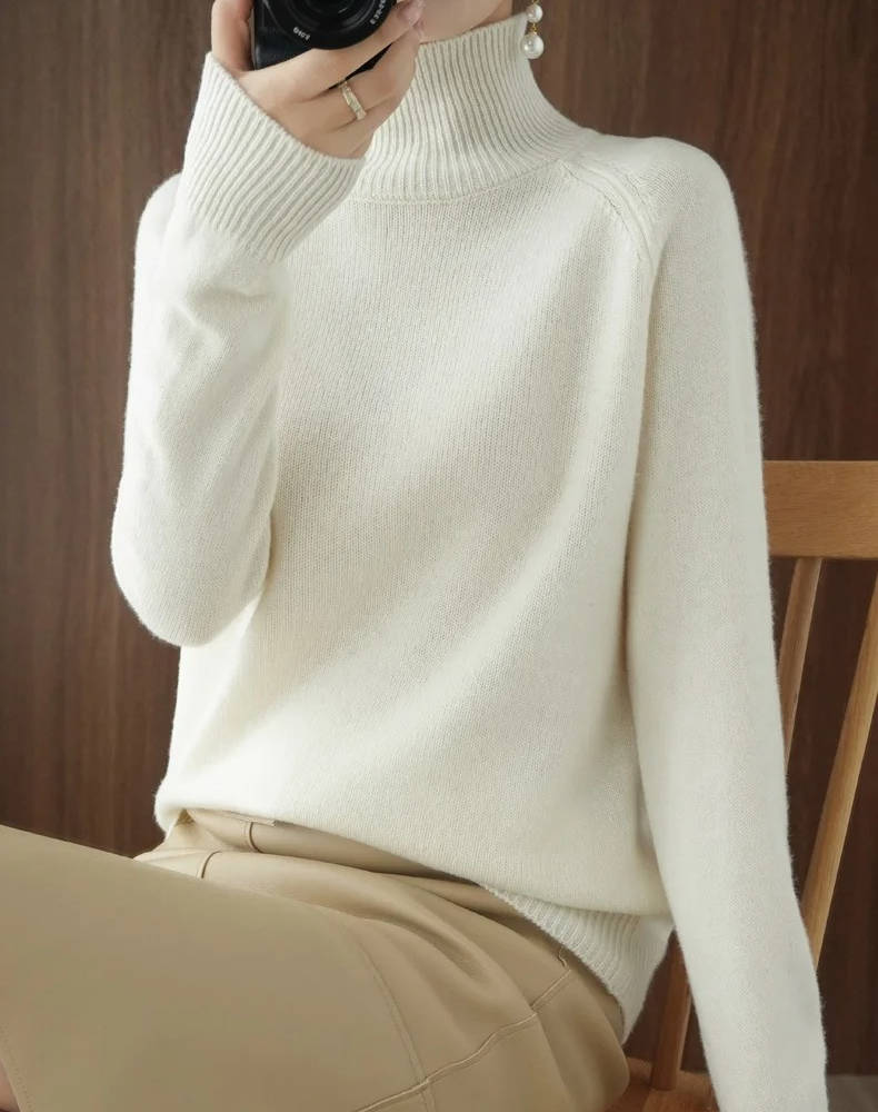 Women's Cashmere Turtleneck Jumper