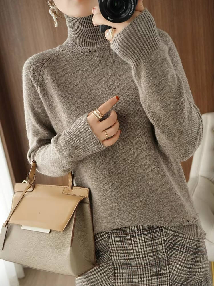 Women's Cashmere Turtleneck Jumper