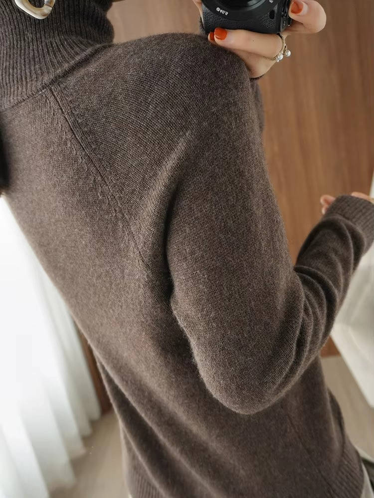 Women's Cashmere Turtleneck Jumper