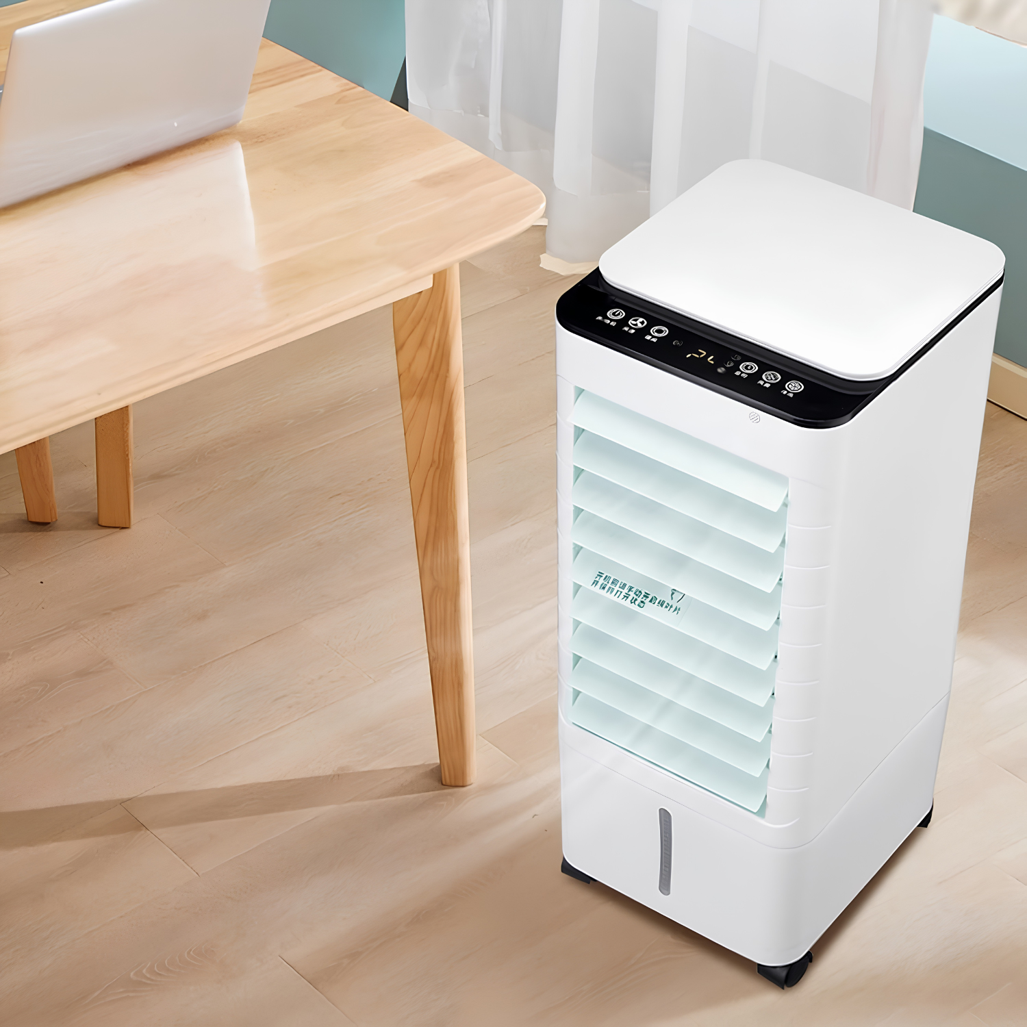 Floor-Standing Air Cooler with Louvered Vent
