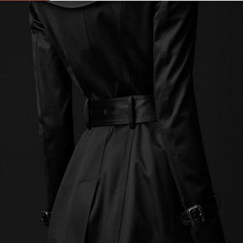 Women's Slim Fit Double-Breasted Trench Coat