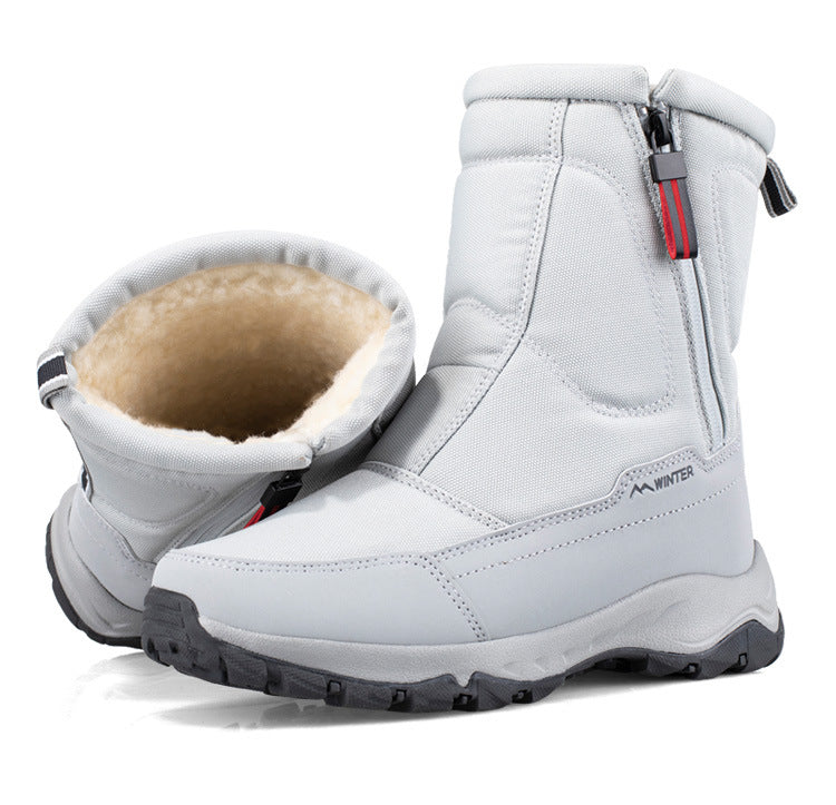 Women's Waterproof Winter Snow Boots with Side Zip
