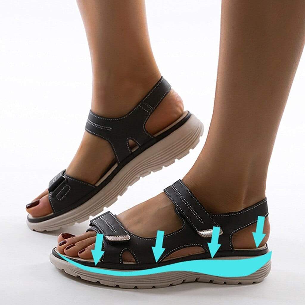 Adjustable Strap Sandals with Chunky Sole