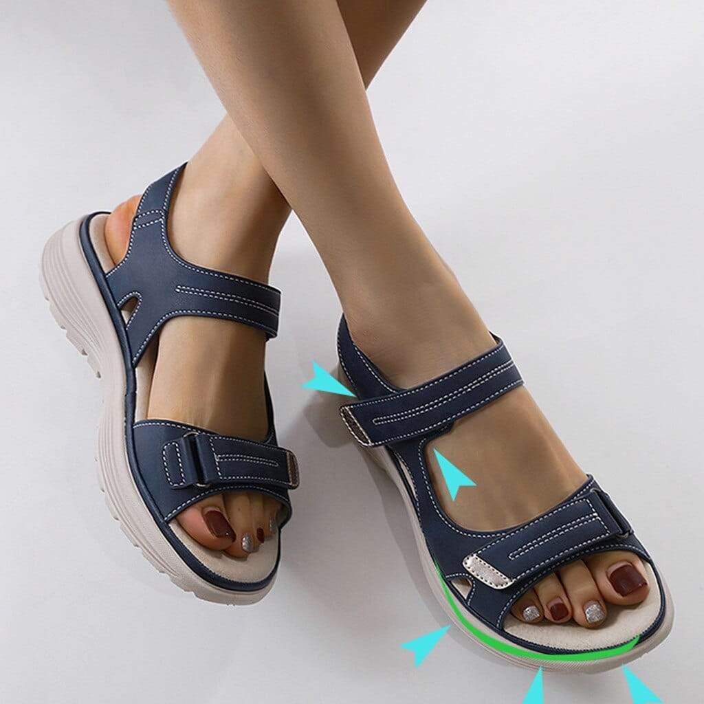 Adjustable Strap Sandals with Chunky Sole