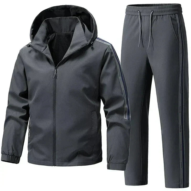 Men’s Hooded Zip Jacket & Track Trousers Set
