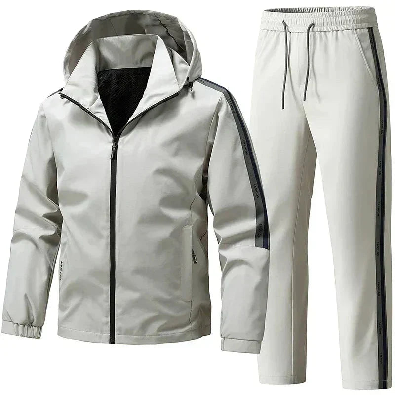 Men’s Hooded Zip Jacket & Track Trousers Set