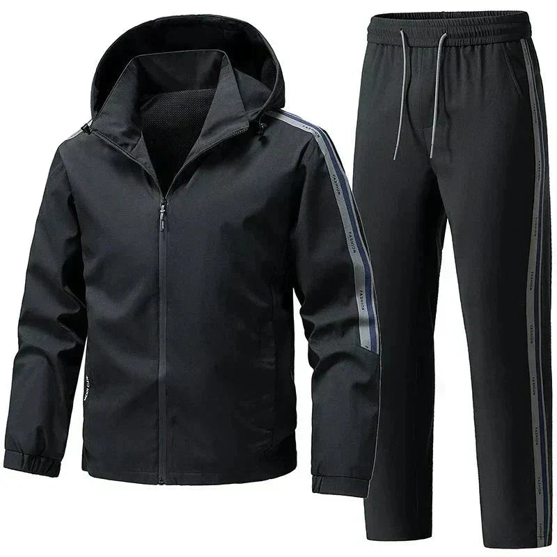 Men’s Hooded Zip Jacket & Track Trousers Set