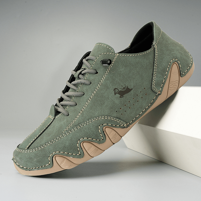 Men's Barefoot Leather Walking Trainers