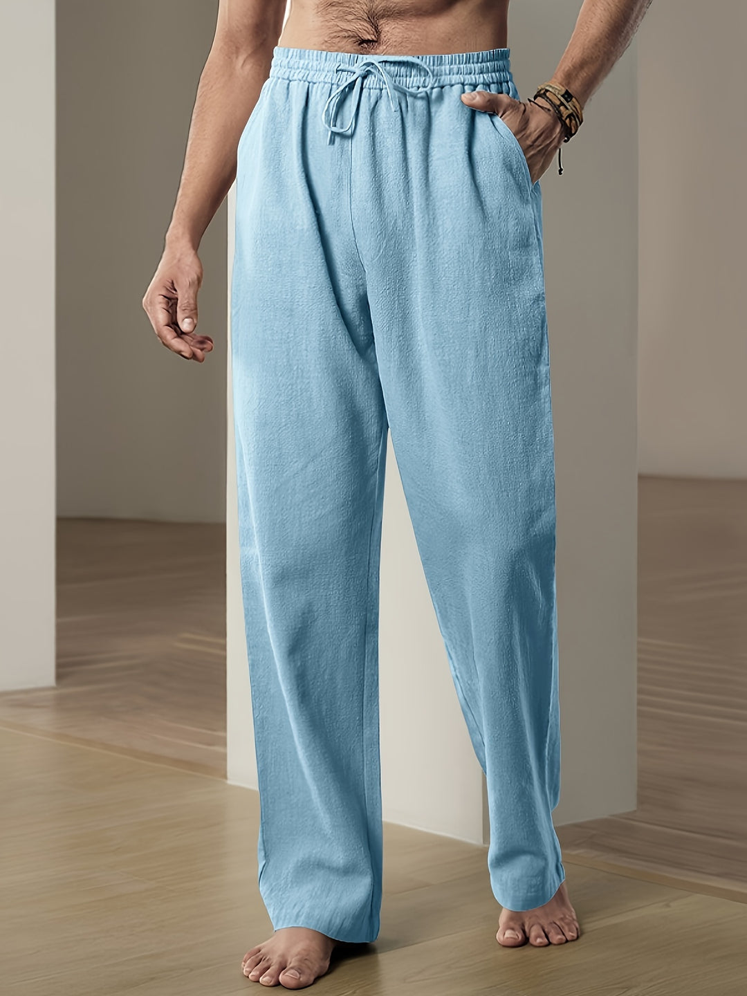 Pantalon ample pour homme | Pantalon décontracté respirant