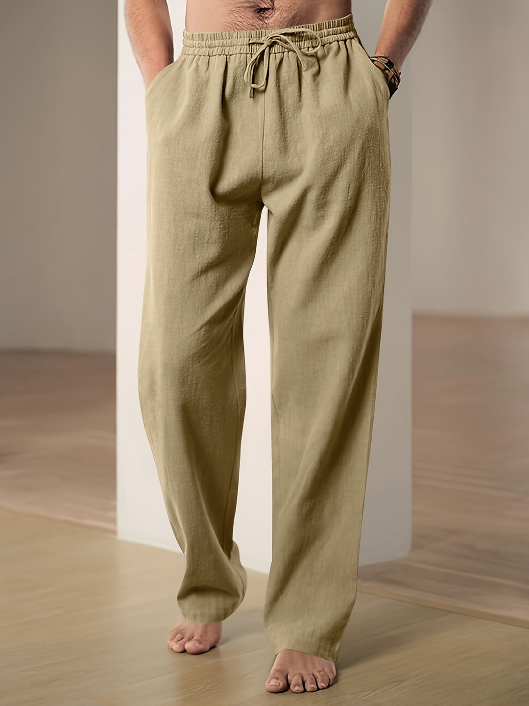 Pantalon ample pour homme | Pantalon décontracté respirant