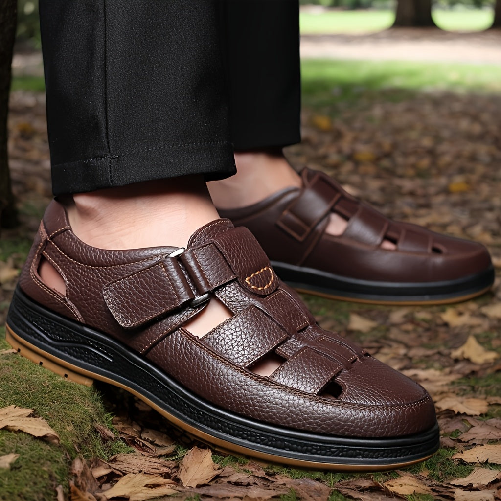 Fisherman Sandals with Woven Straps