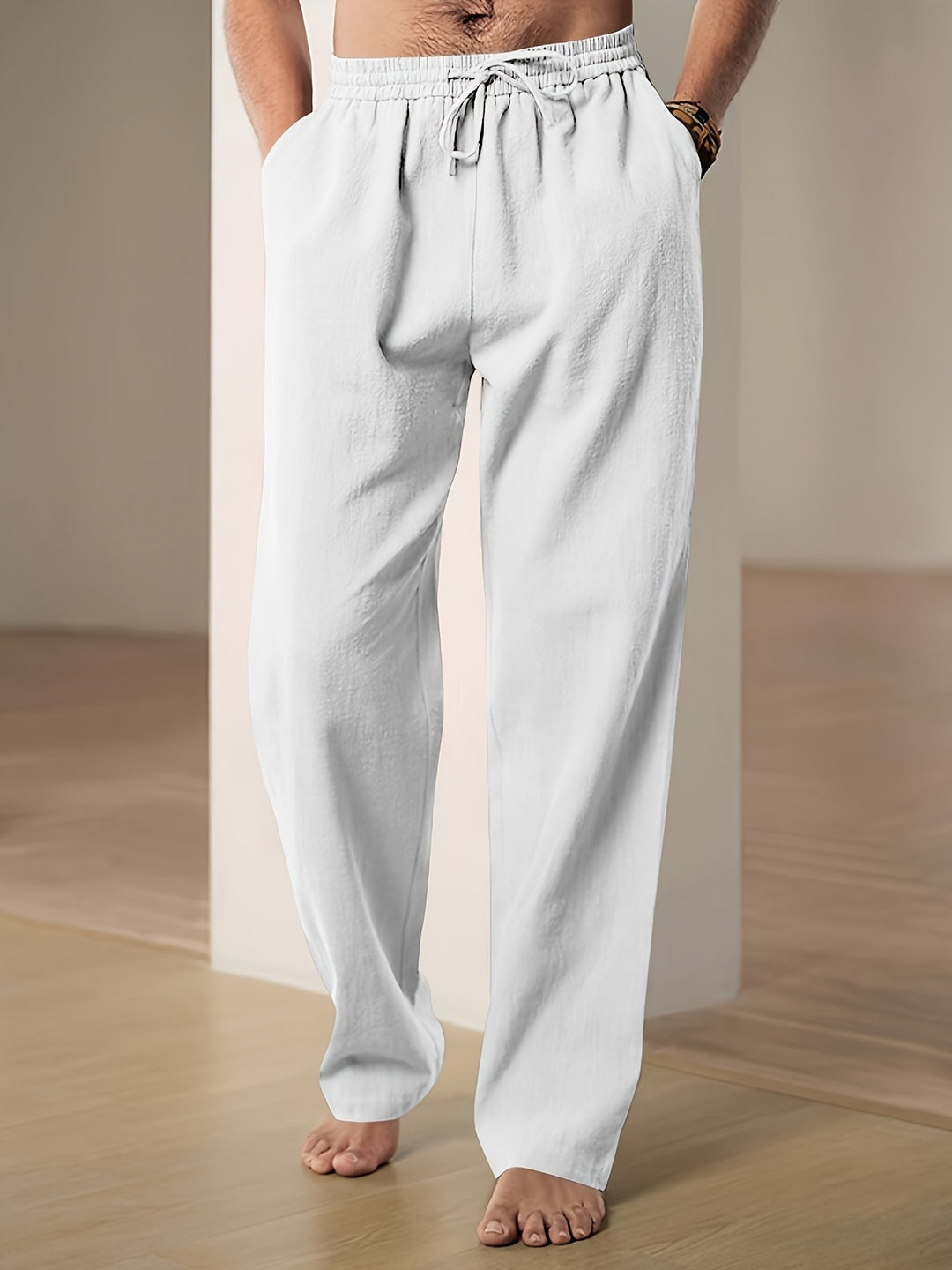 Pantalon ample pour homme | Pantalon décontracté respirant